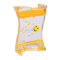 Jouets sensoriels populaires sablier barboteur d'eau et minuterie liquide deux gouttes de couleur bureau pour enfants autistes cadeau de bureau