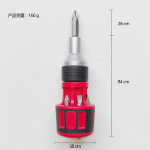 Juego de destornilladores de trinquete mini 7 en 1, puntas magnéticas Phillips, planas y estrella, 38 mm de longitud, juego de herramientas para bricolaje - Product Image 5