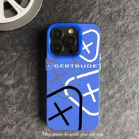 Coque de téléphone IMD élégante et stylée pour iPhone Xr Xs 11 12 13 Mini 14 15 Plus 16 Pro Max Gertrude Case Shell - Vente en gros