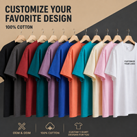 T-shirt en coton personnalisé 300 g/m² 260 g/m² confortable, doux, respirant, à manches courtes, unisexe, grande taille, vierge, imprimé sérigraphié pour l'été