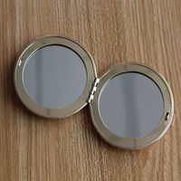 Motif Pliant Double Face Petit Miroir Rond pour Fille Maquillage Souvenir Cadeau Personnalisé Marbre Personnalisé Femme Miroir Cosmétique