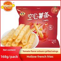 168G X 24 Zakken Harde Textuur Normale Temperatuur Snacks Verpakt Gebakken Fruit En Groente Met Zoute Aardappel Instant Snacks