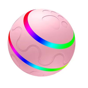 USB Charging Remote Control Interactive Toy <b>Ball</b> Silicone Bite-Resistant Cat Dog Light Automatic Rolling Pet Movement Toy 80cm - Product Image 1