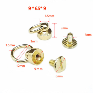 Téléphone Shell Rivets Bouton Goujon Vis Clou <span class=keywords><strong>Rivet</strong></span> Vis Retour Ceinture En Cuir pour Coudre <span class=keywords><strong>À</strong></span> La Main DIY Accessoires Matériel - Product Image 2