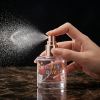 Perfume en Spray para Mujer, Aroma Floral Frutal, 50 ml, Acabado Pulido, Baja Sensibilidad, Ideal para Regalos Empresariales y Corporativos