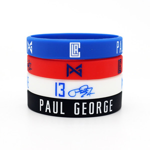 Bracelet en silicone <span class=keywords><strong>NBA</strong></span> Star Kobe <span class=keywords><strong>Irving</strong></span> Durant, bracelet de basket-ball gravé qui brille dans le noir pour les fans, cadeau sportif - Product Image 3