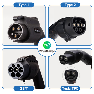 เครื่องชาร์จรถยนต์ไฟฟ้าแบบพกพาอัจฉริยะรุ่นใหม่ 3.5kW ได้รับการรับรองมาตรฐาน CE RoHS ควบคุมผ่าน WiFi ระดับ <span class=keywords><strong>IP67</strong></span> หัวปลั๊กแบบ Type 1/2 GB <span class=keywords><strong>Mennekes</strong></span> พร้อมใช้งาน WrightCharge - Product Image 6