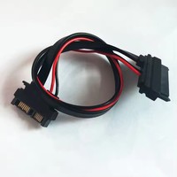 Cable SATA Serial ATA de 22 pines (7+15) hembra a SATA Slimline de 13 pines (7+6) macho, cable convertidor de 30 cm/1 pies/12 pulgadas