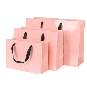 "Benutzer definierte Kraft papier Kraft papier Geschenkt üten für Supermarkt Shopping Schmuck Verpackung Victoria <span class=keywords><strong>Secret</strong></span> Luxusmarke" - Product Image 3