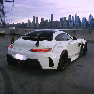 Kit carrosserie large en fibre de carbone pour Mercedes <span class=keywords><strong>AMG</strong></span> GT, style G-T-3 amélioré, avec lèvre avant, diffuseur et spoiler - Product Image 6