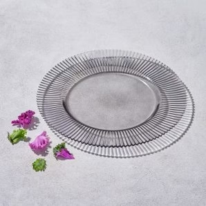 Assiette de service en verre transparent pour dîner et dessert, idéale pour les mariages et les réceptions - Product Image 3