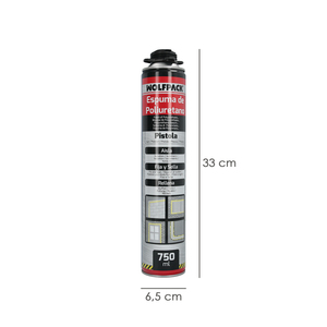 Schiuma poliuretanica da 750 ml per pistola a spruzzo per ingressi - Product Image 2
