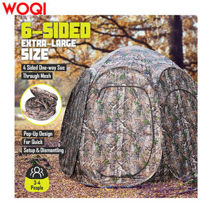 جديد خيمة WOQI من النوع مخصصة مضادة للماء والأشعة فوق البنفسجية ومقاومة للغابات في الهواء الطلق خيمة مموهة منبثقة على شكل خيمة مموهة - Product Image 3