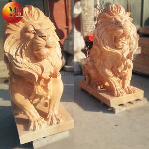 Escultura de Tigre de Mármol Tallada en Piedra para Jardín - Product Image 6