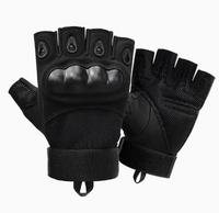 Gants tactiques de gros, demi-doigts, pour course en extérieur et entraînement, sans doigts