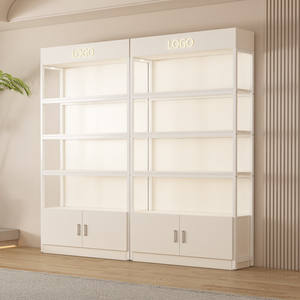 Estante de exhibición de acero de madera ligero moderno personalizado para supermercado para exhibiciones de supermercado modernas - Product Image 2