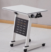 Fabricant chinois de bureaux pliants en bois, table de formation moderne pour bureau, école, bâtiment, pliable, montage facile