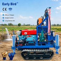 Machine de forage de puits d'eau sur chenilles personnalisée, 200 m, pour les projets de construction et de forage de nappes phréatiques