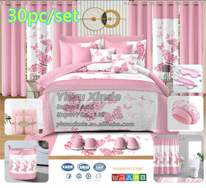 Set Sprei 30 pcs dengan Gorden dan Quilt Ukuran King - Product Image 3