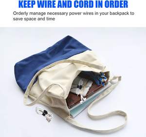 環境に優しい両面粘着式調整可能コードストラップ、カスタムカラーのフックアンドループタイ付きケーブルオーガナイザー - Product Image 5