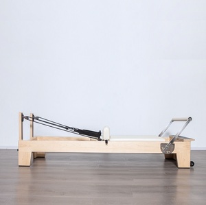 High End <b>Pilates</b> <b>Equipment</b> Maple Wood Reformer Bed for Studio Gym Wellness and Fitness Centers - Product Image 1