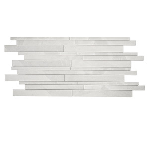 Piastrella a Mosaico Bianca Valona 30x60 Cm 8,5 Mm Rettificata Finitura Satinata - Product Image 1