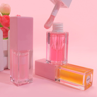 Baume à lèvres brillant à la vitamine E, label privé végétalien, logo personnalisé, fournisseur de cosmétiques, maquillage, brillant à lèvres teinté hydratant, huile à lèvres