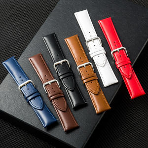 สายนาฬิกาหนังวัวแท้18มม. 19มม. 20มม. 22มม. 22มม. สายนาฬิกาวินเทจแบบเรียบ - Product Image 2