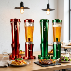Customized Bar Nightclub Party Luxury Glossy Iron <b>Beer</b> Tower 3L Capacity Durable Beverage Liquor Juice Draft <b>Beer</b> Serving - Product Image 4