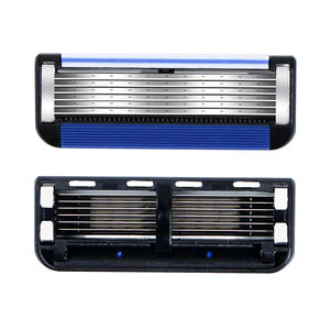 Non Disposable Six <strong>Razor</strong> <strong>Blades</strong> Men 6 <strong>Blade</strong> <strong>Razor</strong> Replacement Shaving Heads System Refill Cartridge <strong>Razor</strong> Shaving Male - Product Image 1