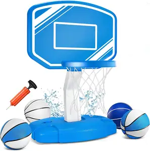 泳池篮球圈泳池边泳池篮球圈包括4球儿童和成人泳池玩具游戏