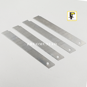 <span class=keywords><strong>Lame</strong></span> di <span class=keywords><strong>Ricambio</strong></span> per Cutter Industriale in Acciaio SK5, Angolo 60 Gradi, Lama a Strappo per Taglierino Multiuso 9MM OEM - Product Image 4