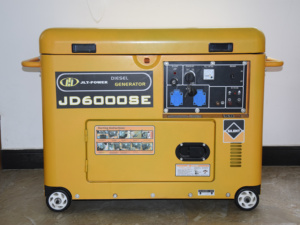 Jlt điện Kipor Máy phát điện diesel 4.5kW 5KW 6KW 8KW 12kva siêu im lặng Máy phát điện 10 KVA Máy phát điện diesel di động - Product Image 6