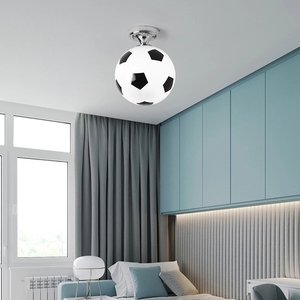 Plafonnier LED suspendu en forme de boule de Football, luminaire décoratif d'intérieur, idéal pour la <span class=keywords><strong>chambre</strong></span> d'un enfant, un Bar ou la <span class=keywords><strong>chambre</strong></span> à coucher, nouveau modèle - Product Image 2