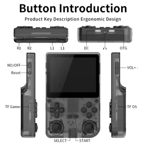 Console de jeu portable rétro Powkiddy V20, écran IPS HD de 3,5 pouces, 64 Go, 10 000 jeux, batterie de 5 000 mAh, Linux, WiFi, cadeau idéal pour enfant - Product Image 3
