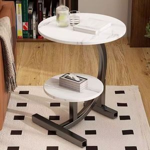 Large Marble-patterned Medium-density Fiberboard <strong>Nested</strong> Coffee <strong>Tables</strong> for Household Use - Product Image 1