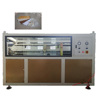 Panel de pared de mármol Artificial para decoración Interior, máquina de línea de extrusión de producción de perfil de sello caliente, doble tornillo, PVC