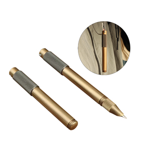 Moda Mini kolye Vintage High-end <span class=keywords><strong>Metal</strong></span> dolma kalem özel Logo kişiselleştirilmiş mürekkep kalem doğum günü iş promosyon hediye kalem - Product Image 1