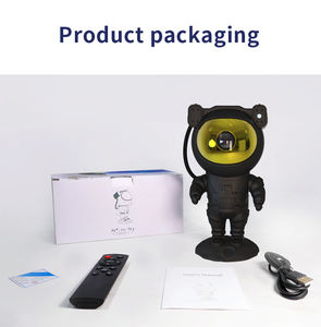 Lonvis venta al por mayor negro oro techo estrella luz astronauta proyector con Control remoto Galaxy Spaceman diseño CE PSE certificado - Product Image 5
