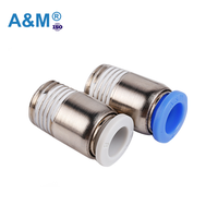 Pièces pneumatiques de construction en métal durable de conception de gain de temps de PY de garnitures de compresseur d'air de dégagement rapide