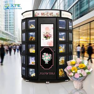 เครื่องจำหน่ายดอกไม้ระบบสัมผัสหน้าจอ XYZ พร้อม SDK จ่ายดอกไม้อัตโนมัติเต็มรูปแบบ รองรับการชำระเงินหลากหลายรูปแบบ ระบบจัดการบนคลาวด์ - Product Image 1