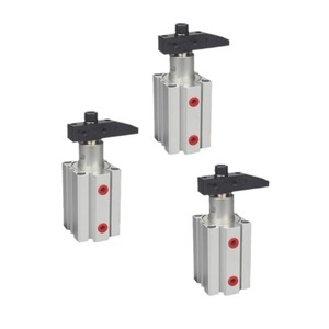 Cylindre de serrage pneumatique à induction rapide, idéal pour les pinces de serrage électriques de téléphone portable, cylindre rotatif à doigt - Product Image 5