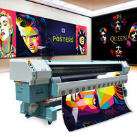 Imprimante numérique konica 512i avec 8 têtes d'impression pour machine d'impression à haute productivité en vinyle à bannière flexible