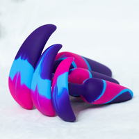 Ensemble de Plugs Anaux Discrets en Silicone Souple Coloré avec Queue, Jouets Sexuels BDSM pour Couples et Fétichistes Gays