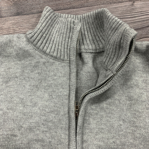 Logo de broderie personnalisé 1/4 <span class=keywords><strong>pull</strong></span> chaud zippé sweat surdimensionné décontracté pour hommes pulls d'hiver pour hommes - Product Image 6