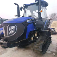Traktor Pertanian 100HP M1002-3C Crawler Traktor Kemudi Hidrolik dengan Kabin, Stok Tersedia, Promo Harga Spesial, Pengiriman Cepat