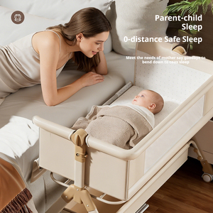 <span class=keywords><strong>Lit</strong></span> bébé 3-en-1 moderne européen, berceau portable pliable, <span class=keywords><strong>lit</strong></span> d'appoint avec moustiquaire, <span class=keywords><strong>pour</strong></span> chambre, villa, hôpital, appartement - Product Image 3