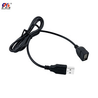 Hochwertiges Anpassbares USB-A-Stecker auf USB-A-Buchse Stromkabel DC-Verlängerungskabel für Tastatur, Maus und USB-Stick