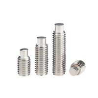 AISI ANSI 304 316 316L 18-8 acier inoxydable INOX A2 A4 pointe de chien vis à six pans creux DIN915