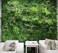 Décoration extérieure maison fausse haie Jungle Vertical suspendu plantes artificielles vertes mur d'herbe